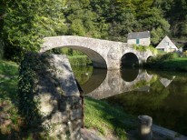 An old bridge near Dinan